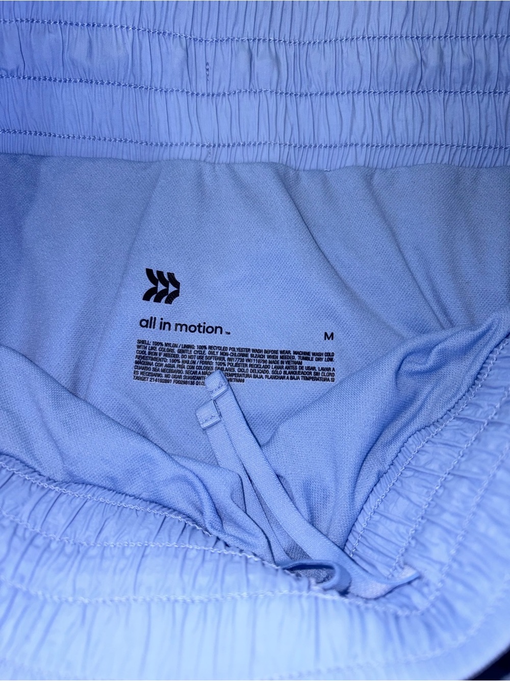 All in motion Women’s Athletic Shorts with pocket zipper & builtin undergarment